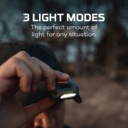 Nebo - lanterna frontala reincarcabila pentru sapca Einstein Cap light, 50 lumeni