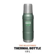 Stanley - termos clasic tip sticla Milestones Thermal Bottle 1960 - verde inchis Vintage - 1.0 Litri