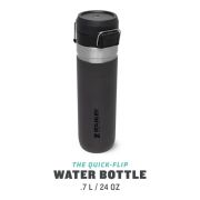 Stanley - termos tip bidon apa - GO Quick Flip Water Bottle - gri inchis carbune - 0.7 L