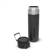 Stanley - termos tip bidon apa - GO Quick Flip Water Bottle - gri inchis carbune - 0.7 L