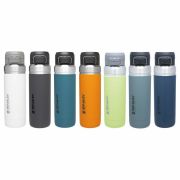 Stanley - termos tip bidon apa - GO Quick Flip Water Bottle - gri inchis carbune - 0.7 L