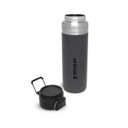 Stanley - termos tip bidon apa - GO Quick Flip Water Bottle - gri inchis carbune - 0.7 L