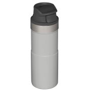 Stanley - termos tip cana cu buton Trigger Action Travel Mug - gri deschis cenusa - 354 ml