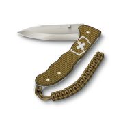 Victorinox - briceag Evoke Alox Limited Edition terra brown 2024, 5 functii - maro verde kaki