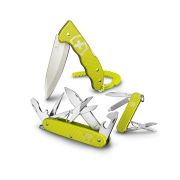 Victorinox - cutit Hunter Pro Alox Limited Edition, 5 functii - verde galben neon