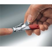 Victorinox - unghiera Nail Clipper design elvetian - argintiu rosu