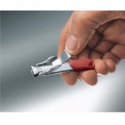 Victorinox - unghiera Nail Clipper design elvetian - argintiu rosu