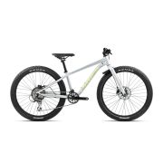 Bicicletă copii Orbea MX 24 TEAM DISC - Halo Silver | Spicy Lime (Matt)