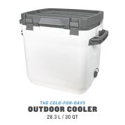 Stanley - lada frigorifica Adventure Cold For Days Outdoor Cooler, alb gri inchis - 15.1 litri