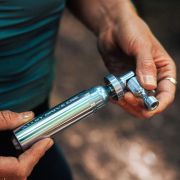 Lezyne - mini pompa CO2 bicicleta Alloy drive (fara cartus CO2) - negru lucios