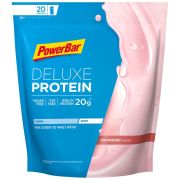 Powerbar - plic pudra proteica Deluxe Protein, aroma capsuni - 500g