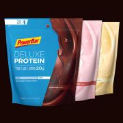 Powerbar - plic pudra proteica Deluxe Protein, aroma vanilie - 500g