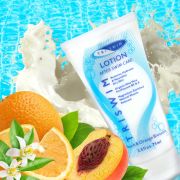 Triswim -  lotiune de corp aroma caise si flori de portocal mini after swim lotion - 90ml