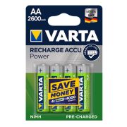 Varta - set acumulatori AA Recharge Accu 2600 mAh - 4buc