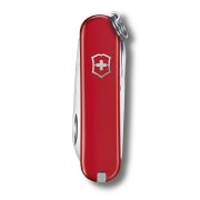 Victorinox - briceag classic SD style icon, 7 functii - argintiu rosu
