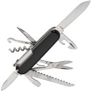 Victorinox - briceag pliabil Huntsman, 15 functii - argintiu negru