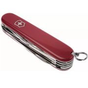 Victorinox - briceag pliabil Huntsman, 15 functii - argintiu rosu