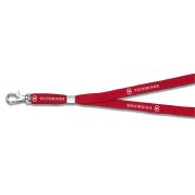 Victorinox - snur textil cu carabina pentru briceag - rosu
