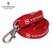 Victorinox - snur textil cu carabina pentru briceag - rosu