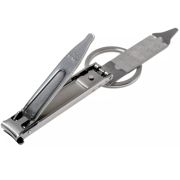 Victorinox - unghiera cu toc piele - argintiu negru
