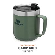 Stanley - termos mic tip cana Classic Legendary Camp Mug - verde Hammertone - 350 ml