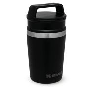 Stanley - termos mic tip pahar Adventure Shortstack Travel Mug - negru mat piatra - 230 ml