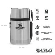 Stanley - termos pentru mancare lingura inclusa Adventure All-in-One Food Jar + Spork - Stainless Steel 530 ml