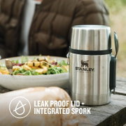 Stanley - termos pentru mancare lingura inclusa Adventure All-in-One Food Jar + Spork - Stainless Steel 530 ml