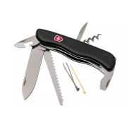 Victorinox - briceag mic Forester, 12 functii - argintiu negru