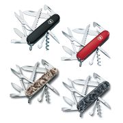 Victorinox - briceag pliabil Huntsman, 15 functii - argintiu rosu