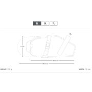 Apidura - geanta bicicleta cu prindere sub sa,Racing Saddle Pack 3 litri - negru galben