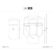 Apidura - rucsac hidratare ciclism Backcountry Hydration Backpack - gri negru