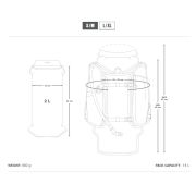 Apidura - rucsac hidratare ciclism Backcountry Hydration Backpack - gri negru