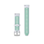 Garmin Quick Release 18 - curea silicon - alb-albastru tidal