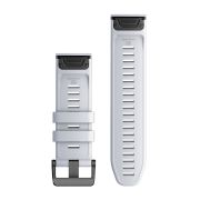 Garmin QuickFit 26 - curea silicon - alb Whitestone