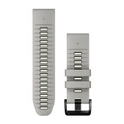 Garmin QuickFit 26 - curea silicon - gri Fog | verde Moss