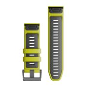 Garmin QuickFit 26 - curea silicon - verde Lime | gri