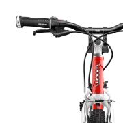Woom - bicicleta copii 26" Woom 6, varsta recomandata 10-14 ani (140-165cm) - 9,5 kg - rosu aniversar alb