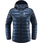 Haglofs - Jacheta iarna femei puf Roc Down Hood - albastru inchis montan
