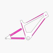 Muc-Off - set stickere protectie cadru bicicleta Frame Protection Kit E-MTB - Punk