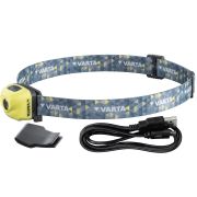 Varta - lanterna frontala Outdoor Sports Ultralight H30R reincarcabila Li-Polimer 300 lumeni - galben lime