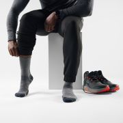 Șosete Merino hiking Smartwool Hike - gri Medium Gray | Crew | Light Cushion