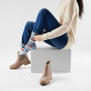 Șosete Merino Smartwool Everyday Margarita - albastru Serene Blue | Crew | Light Cushion