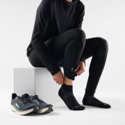 Șosete Merino alergare Smartwool Run - negru | Ankle | Zero Cushion