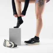 Șosete Merino alergare Smartwool Run - negru | Ankle | Targeted Cushion