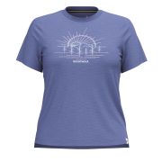Smartwool - tricou merino - Mountain Sol Short Sleeve Graphic Tee W - Albastru