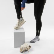 Șosete Merino alergare Smartwool Run - gri deschis/alb | Ankle | Targeted Cushion