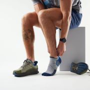 Șosete Merino hiking Smartwool Hike Low Ankle - gri Light Gray | Targeted Cushion