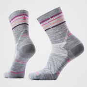 Șosete Merino alergare Smartwool Run Zero Cushion - gri Light Gray | Mid Crew | Zero Cushion