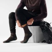 Șosete Merino hiking Smartwool Hike - maro Chestnut | Crew | Full Cushion